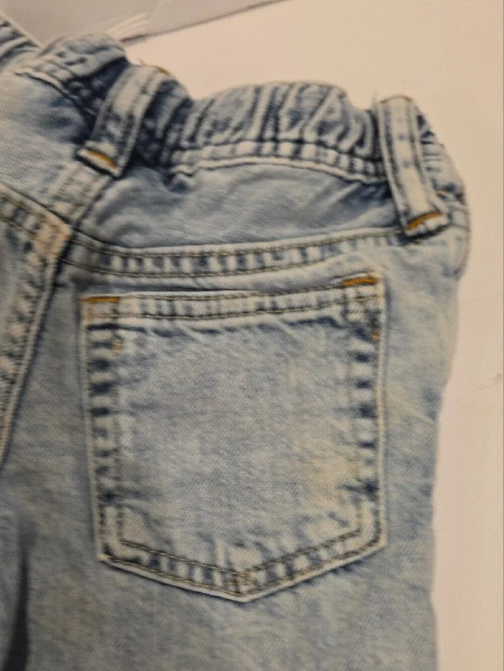 GAP Denim Light Blue Denim Pull-On Shorts Toddler Size 2 T Adorable Jean Shorts